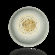 Celadon glazed porcelain plate ‘Fish’, Song style