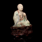 Figura de Shoushan policromada