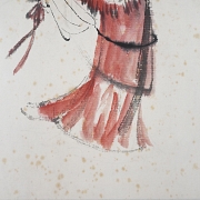 Chinese painting “Opera Figure,” signed Cheng Shifa