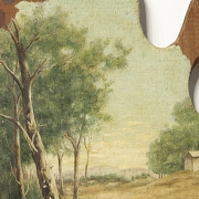 画家调色板，《乡村风景》，19世纪