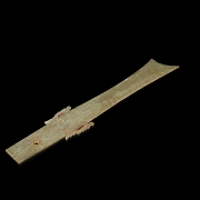 Hoja ceremonial de jade