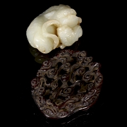 Figura de jade blanco 