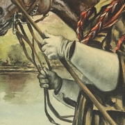 卡洛斯·阿利亚加（Carlos Aliaga，20 世纪）《西班牙军团枪骑兵中队》，1957 年