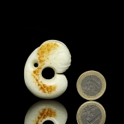 Colgante de jade blanco