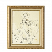 Bernard Dufour (20th-21st century) ‘Ladies at Rest’ - 5