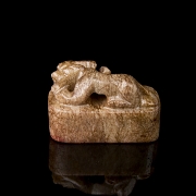 Jade seal ‘Reclining Dragon’, Ming Dynasty
