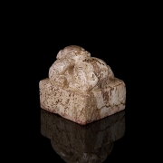 Carved jade ‘Dragon’ seal, Ming dynasty