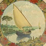 J. Genovés Cubells (20th century) ‘Pair of ceramic representations’, 1955