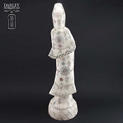 观音骨雕佛像 - 1