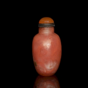 Red quartz snuff bottle, Qing dynasty - 3