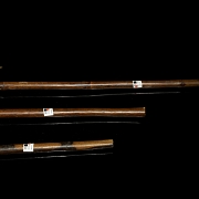 Conjunto de tres hachas ceremoniales, África central, s.XX - 5