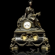 Gran reloj de sobremesa francés, s.XIX