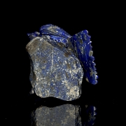 Lapis lazuli sculpture ‘Cockatoo’, Chile, 20th century - 4