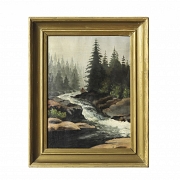 19th century French school ‘Descent of the River’, 1893