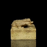 Stone seal “Two Toads”, Qing dynasty - 2