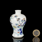 Meiping vase with doucai enamels, ‘Landscape’, with Yongzheng mark