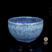 Porcelain bowl with Jun glaze, with Qianlong seal