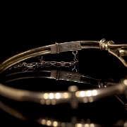 Brazalete victoriano de oro amarillo, s.XIX