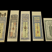 Conjunto de billetes 