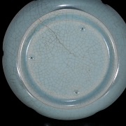 Plato de cerámica esmaltada 