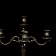 Pareja de candelabros de cinco luces, s.XX