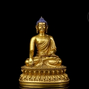 Altar de bronce dorado 