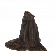 Long vision fur coat