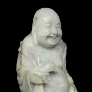 Jadeite figure of ‘Hotei’, 20th century - 5