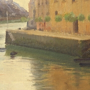 Domingo Soler Gili (1871-1951) “Village by the River” - 3