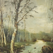 José Morales Alarcón (1901-?) “Road Along the River”