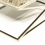Coffee table in oak and steel legs - 16
