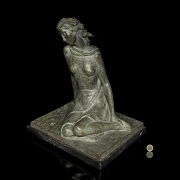 Juan de Avalos (1911–2006) ‘Lady Seated by the Pond’