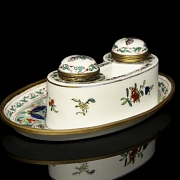 Chantilly style porcelain scrivener's desk, 19th century - 9