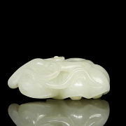 Figura de jade blanco