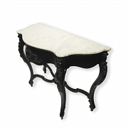 Conjunto de consola y espejo de estilo isabelino, s.XX - 4