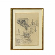 A. Rico (20th century) ‘Rural facade’ - 5