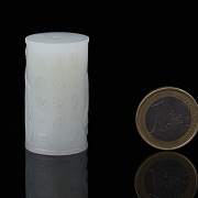 Colgante de jade blanco de Hetian 