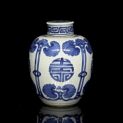 Tibor de porcelana esmaltada