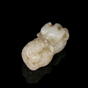 Hetian jade ‘Chilong’ seal, Qing dynasty