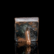 Square copper seal, Qing dynasty