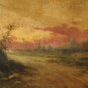 Frans Ros (1883–1968) ‘Path at Sunset’
