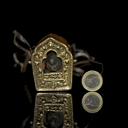Buda de bronce con hornacina, Tíbet, s.XIX-XX