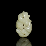 Colgante de jade blanco 