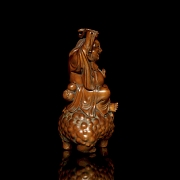 Boxwood figure “Buddha”, Qing dynasty - 1
