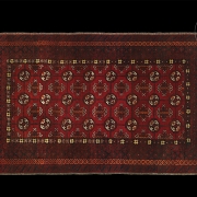 Afghan-style woolen alformbra, 20th century