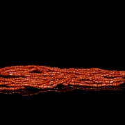 Collar de oro amarillo de 18k con cuentas de coral