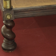 Cama de cuatro postes con dosel, estilo indonesio, ffs. s.XIX