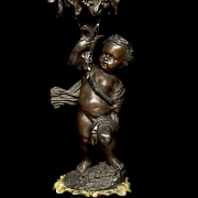 Candelabro de bronce, s.XX - 13