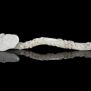 Cetro ruyi de jade blanco 