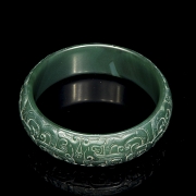 Brazalete de ágata verde, dinastía Han